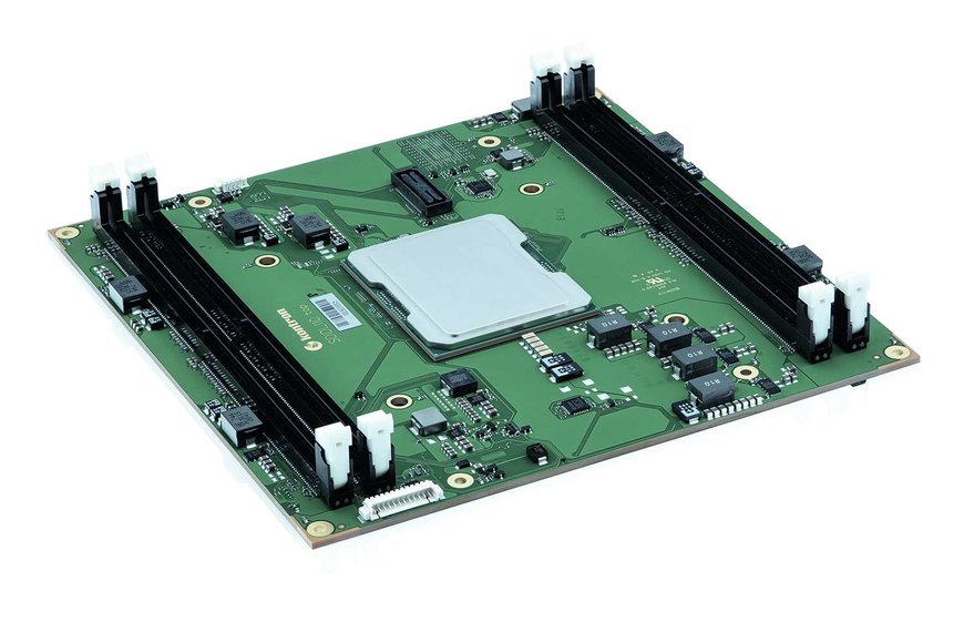 Neues Kontron COM-HPC® Server Modul mit Intel Xeon D-2700 Prozessorfamilie für High-End Edge Computing